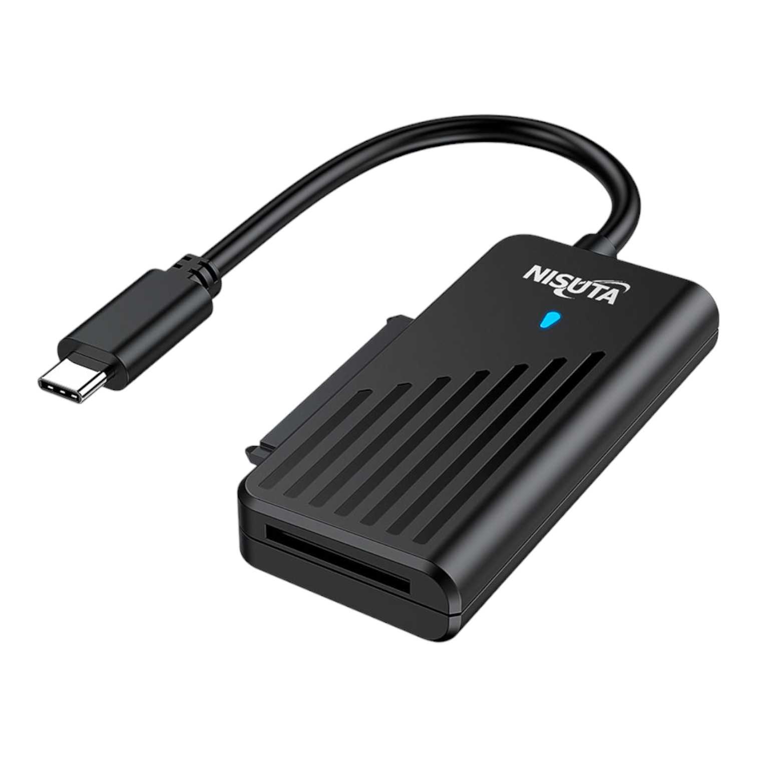 CONVERSOR DE USB 3.1 A DISCO SATA Y NVME M.2 NISUTA NSADUSIS5