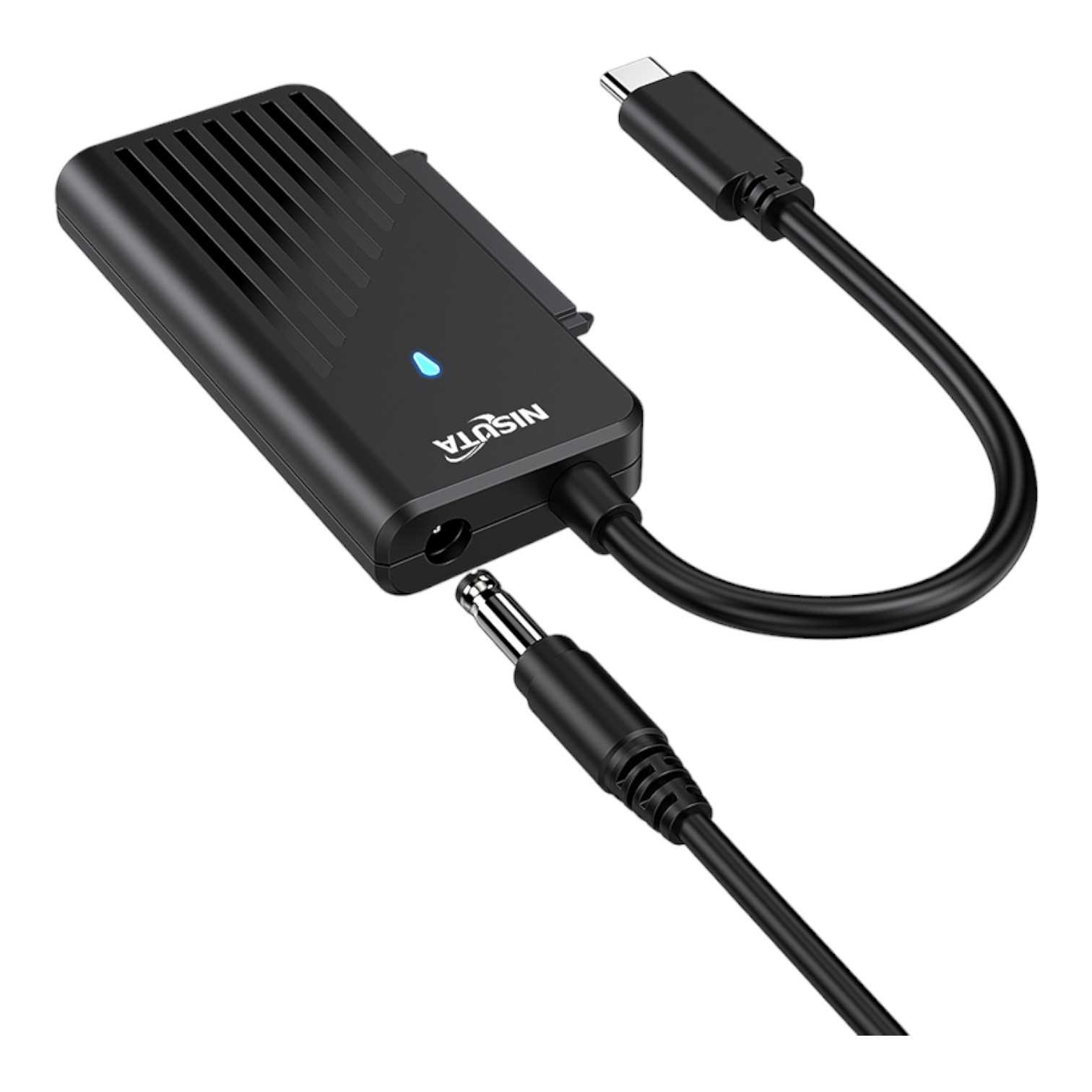 CONVERSOR DE USB 3.1 A DISCO SATA Y NVME M.2 NISUTA NSADUSIS5