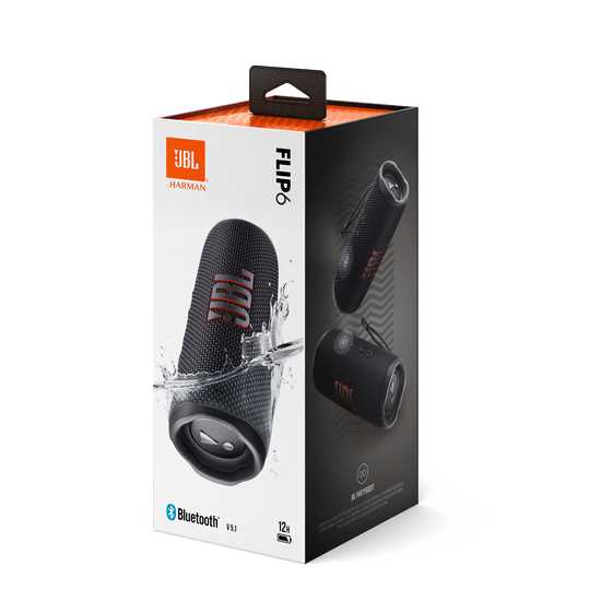 PARLANTE BLUETOOTH JBL FLIP 6 BLACK WATERPROOF