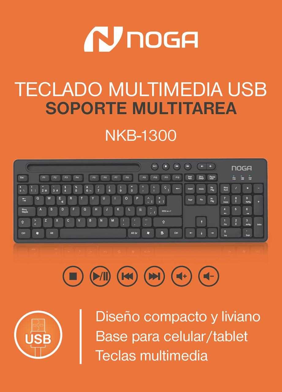 TECLADO NOGANET NGB-1300