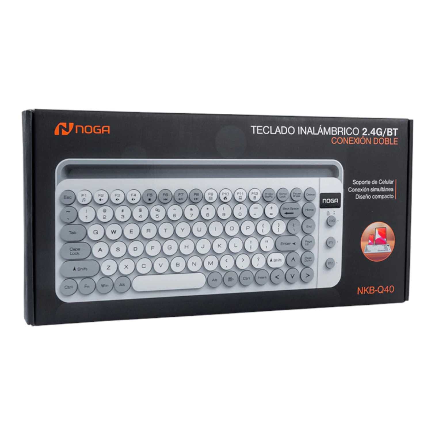 TECLADO NOGANET INALAMBRICO NKB-Q40 + BT