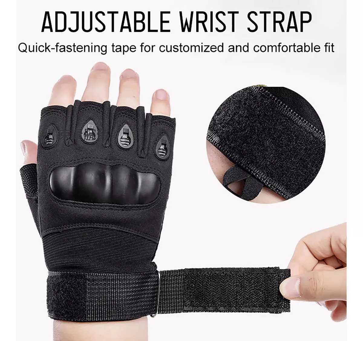 GUANTES FITNESS ALGODON C/GOMA