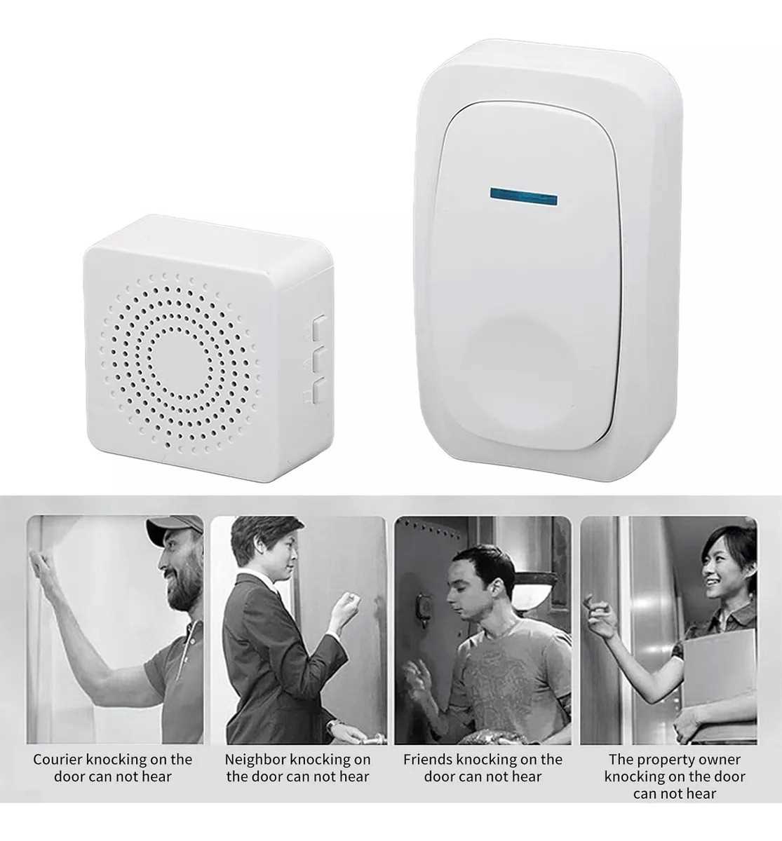 TIMBRE INALAMBRICO RYR 5 TONOS 80M M01