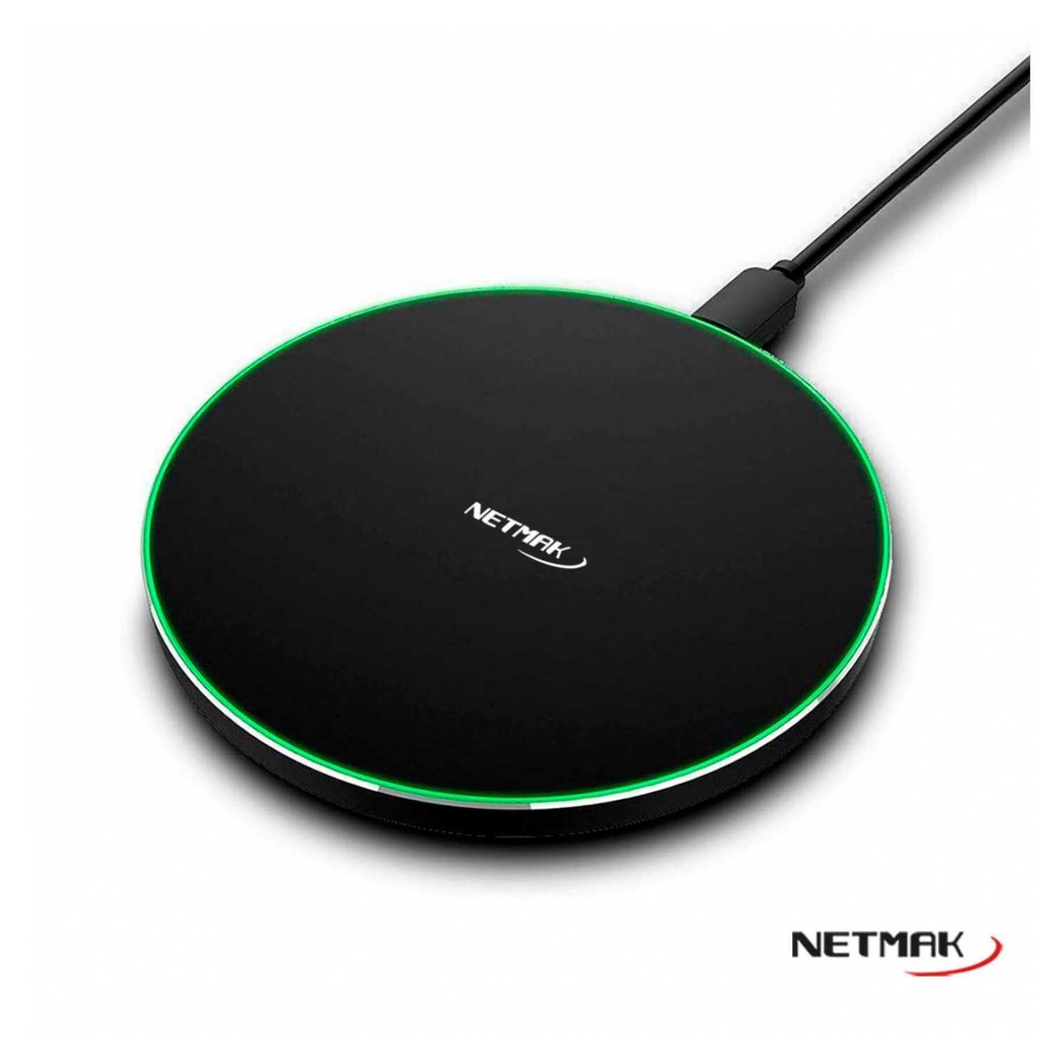 CARGADOR USB INALAMBRICO NETMAK NM-BC16 15W