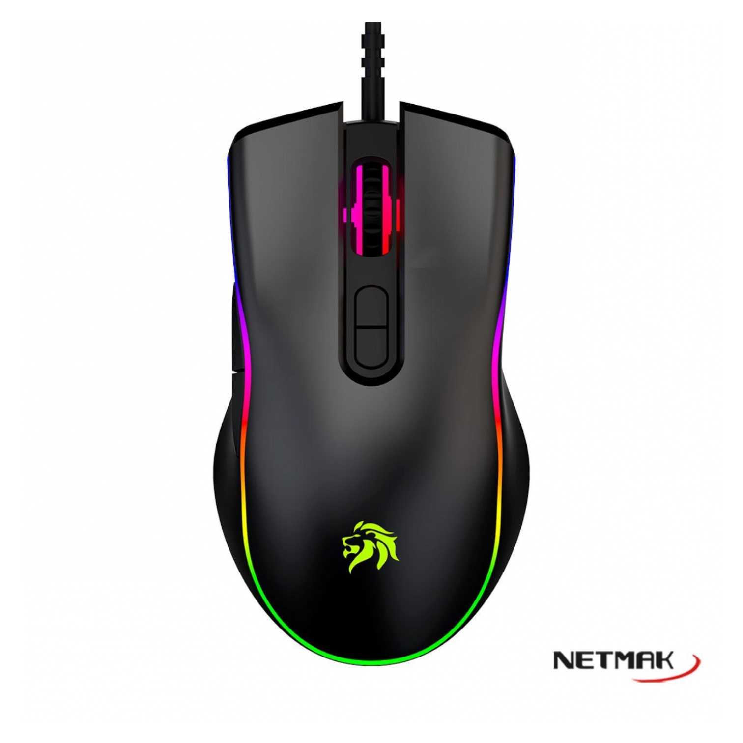 MOUSE NETMAK GAMER NM-GM53 7D RGB