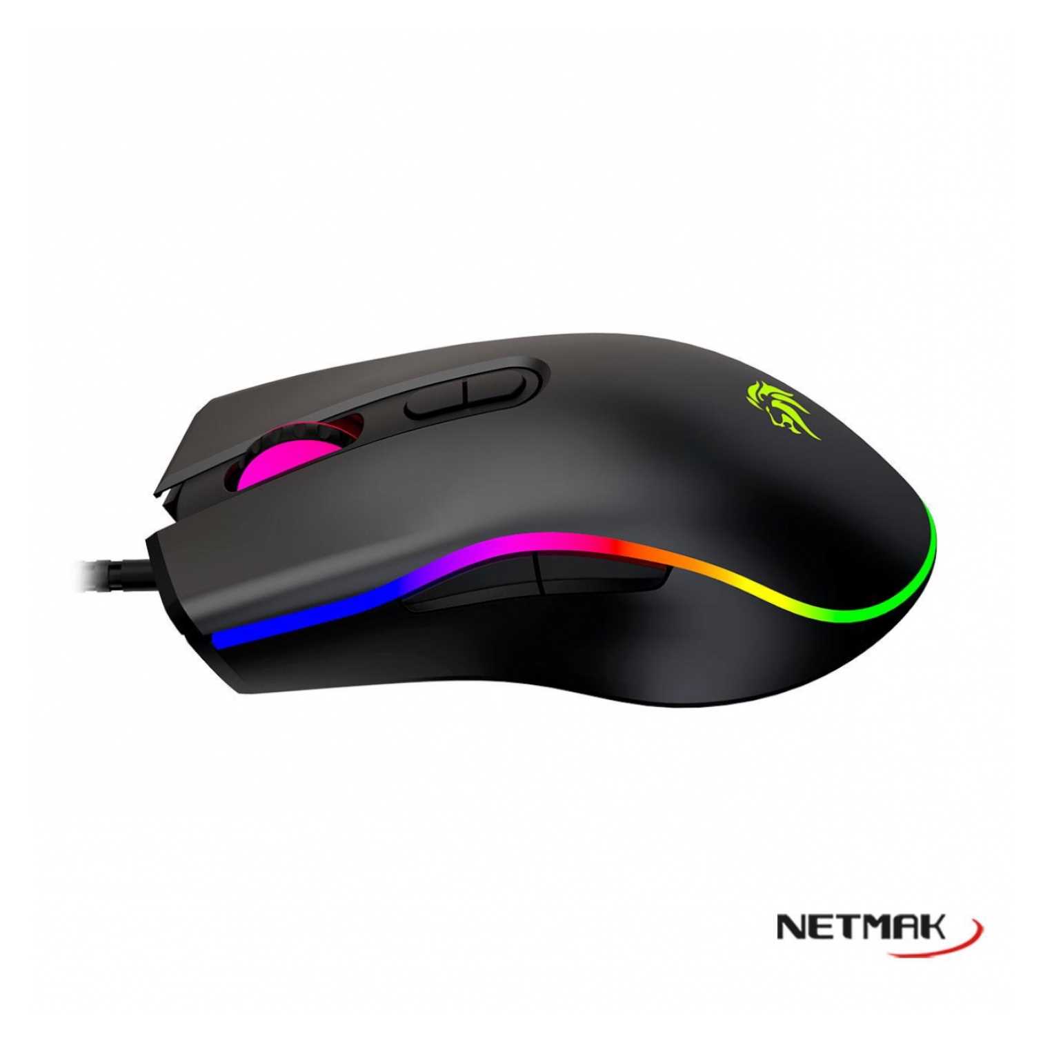 MOUSE NETMAK GAMER NM-GM53 7D RGB