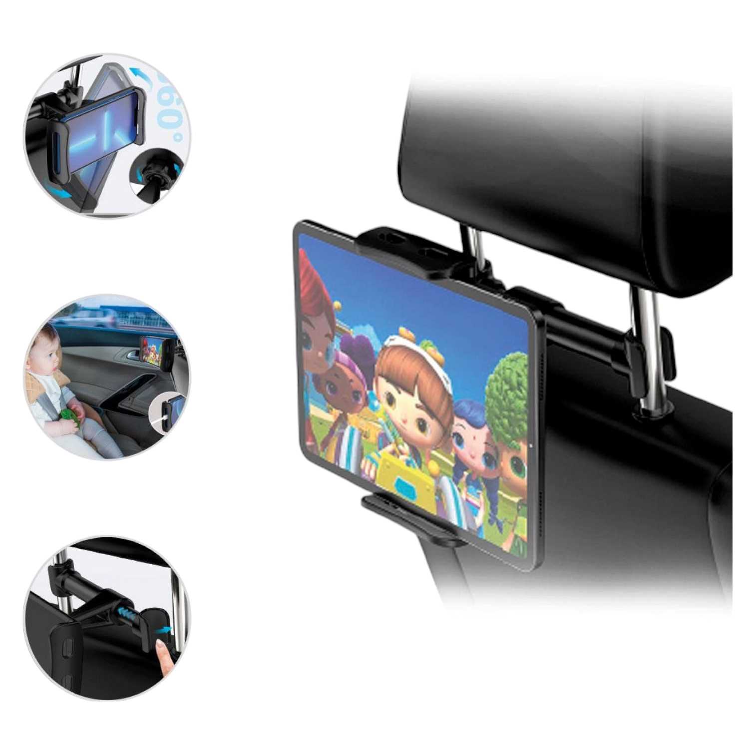 Soporte para Tablet Apoya Cabeza Netmak (NM-HC87)