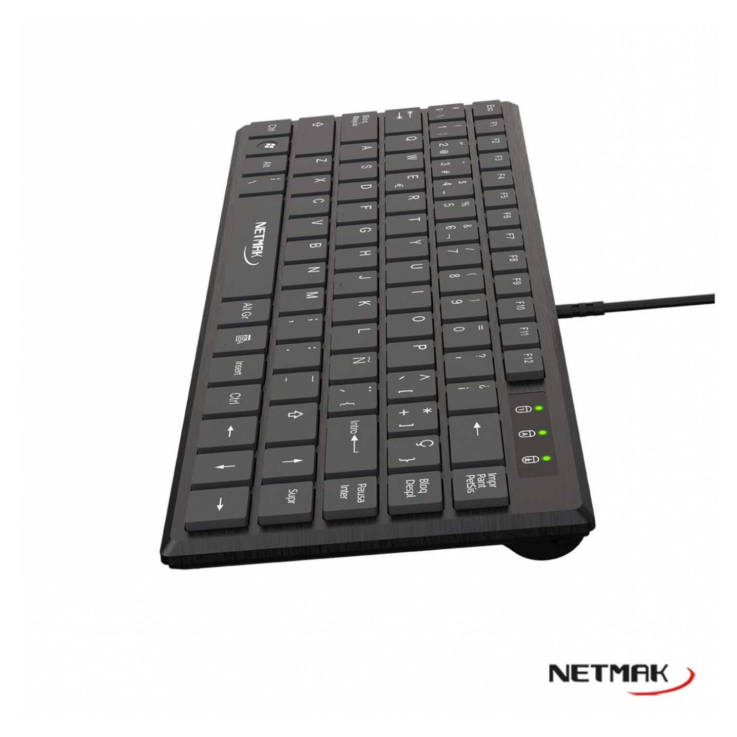 TECLADO NETMAK USB KB579 SLIM