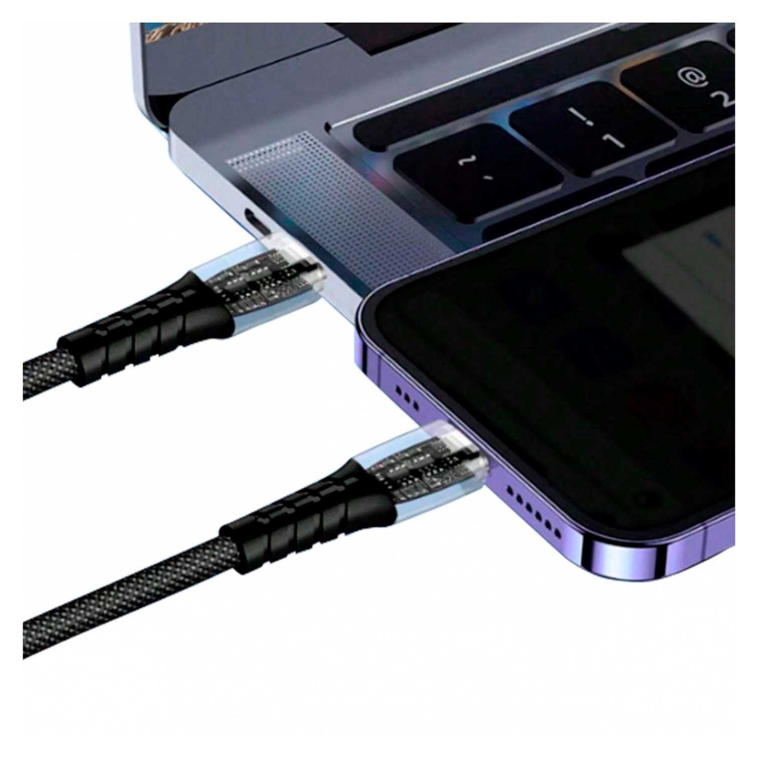 CABLE TIPO C A TIPO C NETMAK 60W 1M NM-122