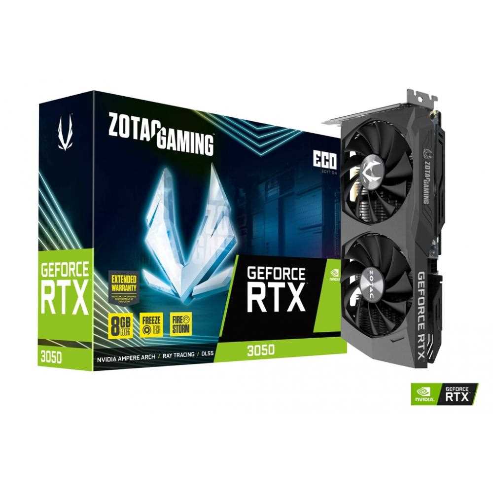 PLACA DE VIDEO RTX 3050  ZOTAC ECO 8GB DDR6