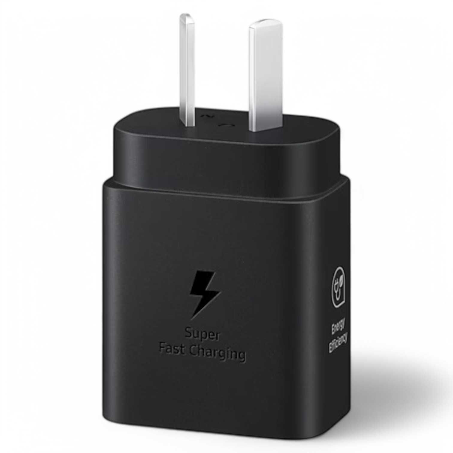 CARGADOR 220V TIPO C SAMSUNG 25W + CABLE EP-T2510XBSGAR NEGRO