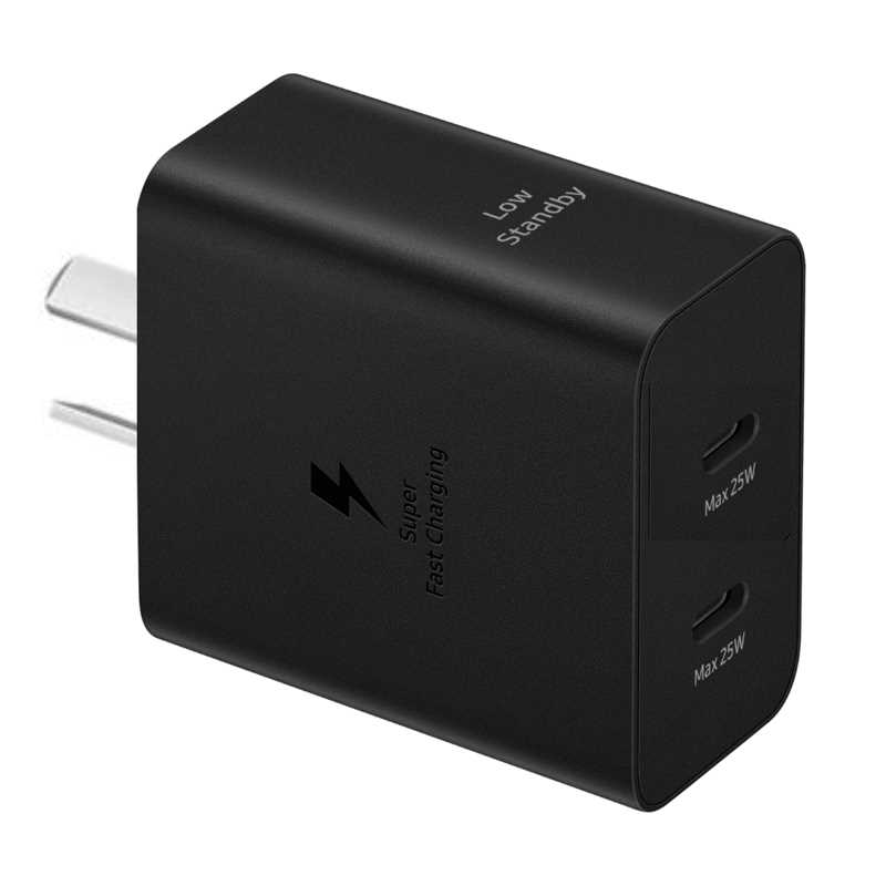 CARGADOR 220V TIPO C SAMSUNG 50W + CABLE (EP-T5020XBSGAR)