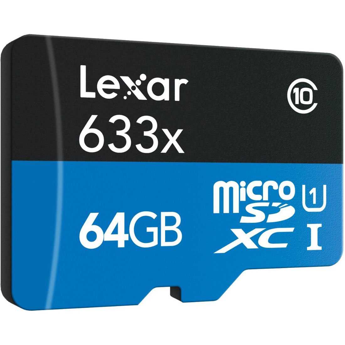 MEMORIA MICRO SD 64GB LEXAR 633X U1 ADAPT C10
