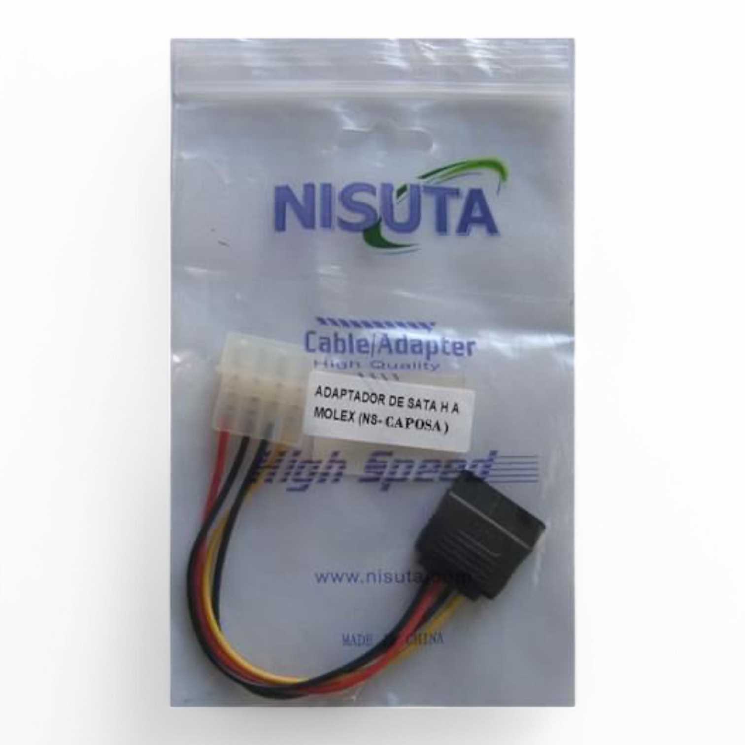 CABLE POWER SATA A 1 SATA NISUTA NSCAPOSA