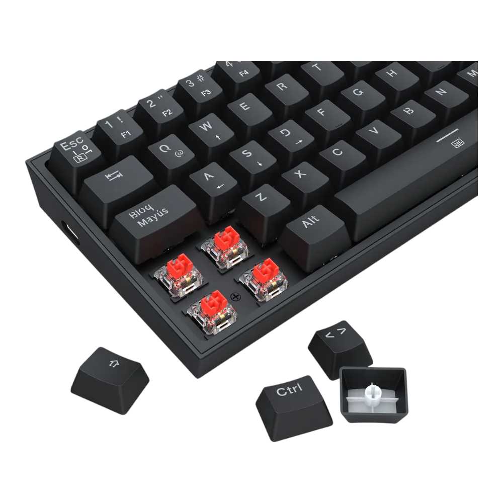 COMBO REDRAGON S143 2 EN 1(TECLADO K617RGB SP Y MOUSE M724)