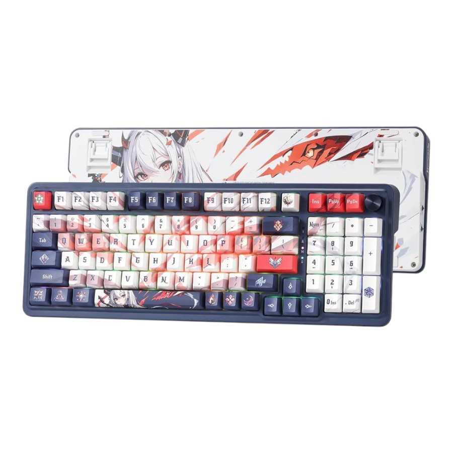 TECLADO REDRAGON EISA K686AK-RGB PRO EN ANIME (BLACK, WHITE)