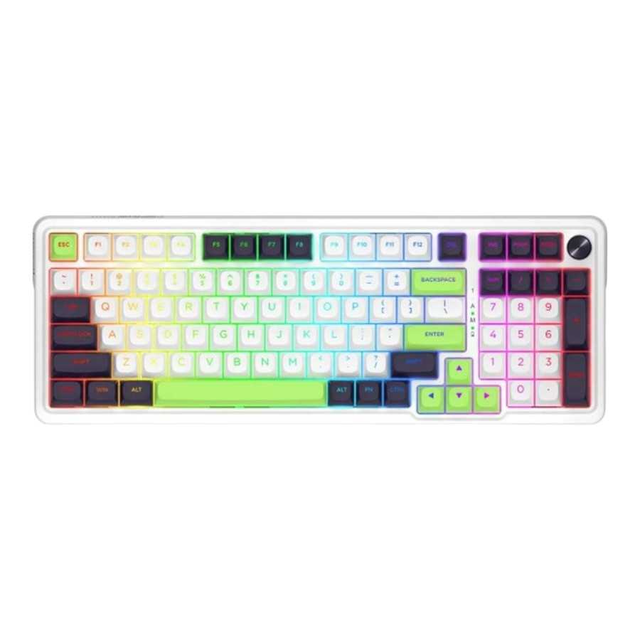 TECLADO REDRAGON EISA K686WBG-RGB MAX EN (WHITE, BLACK, GREEN)