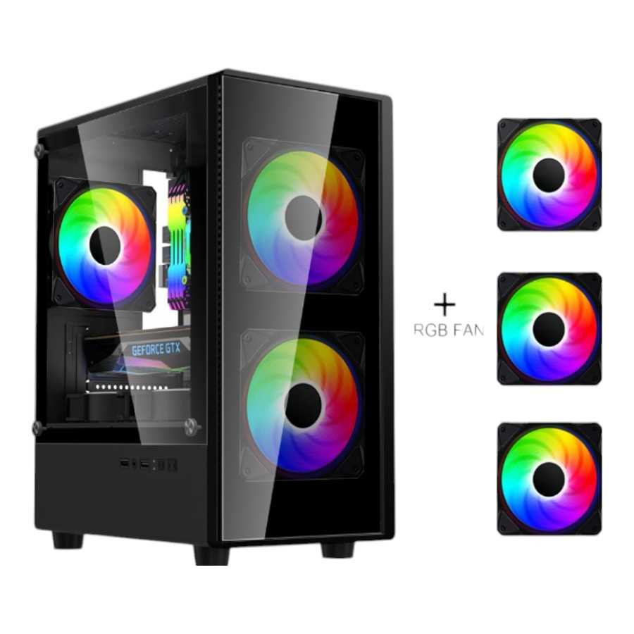 GABINETE LNZ M10 3 FANS FRGB