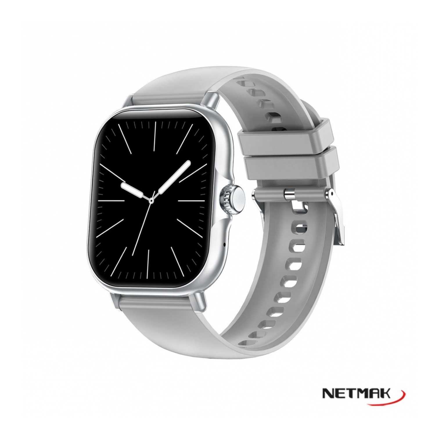RELOJ SMARTWATCH NETMAK NM-ACTION GRIS