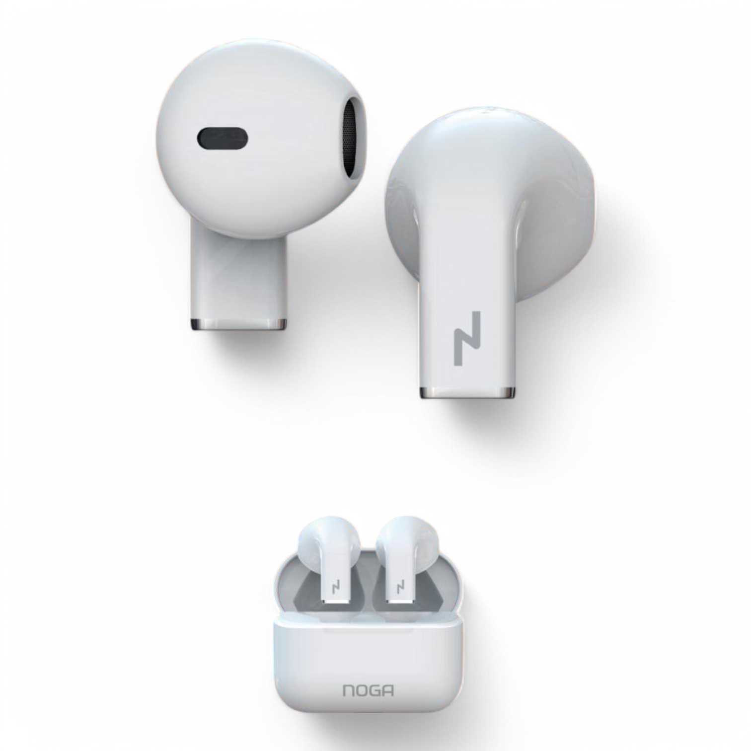 AURICULAR BT NOGANET BTWINS 50 BLANCO