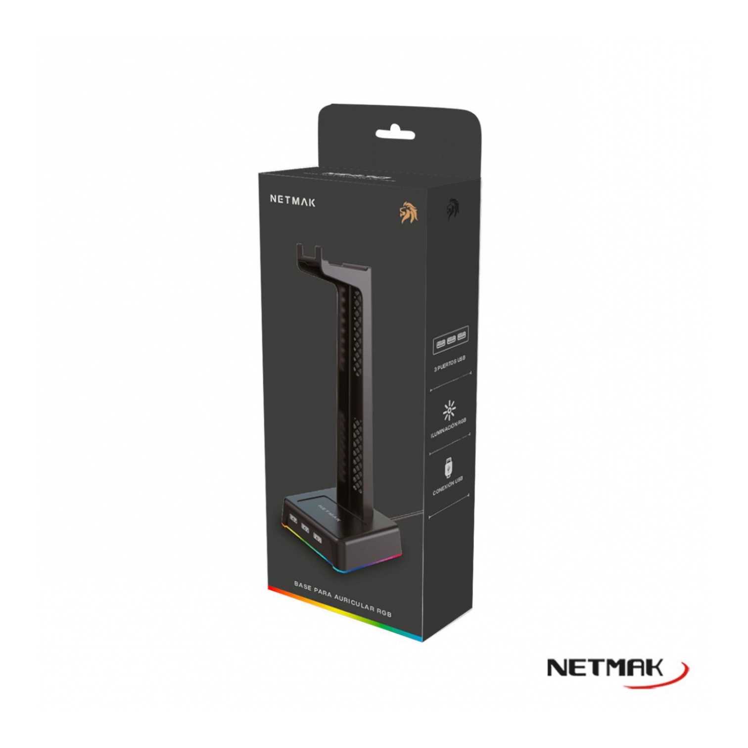 SOPORTE PARA AURICULAR NETMAK NM-HS430