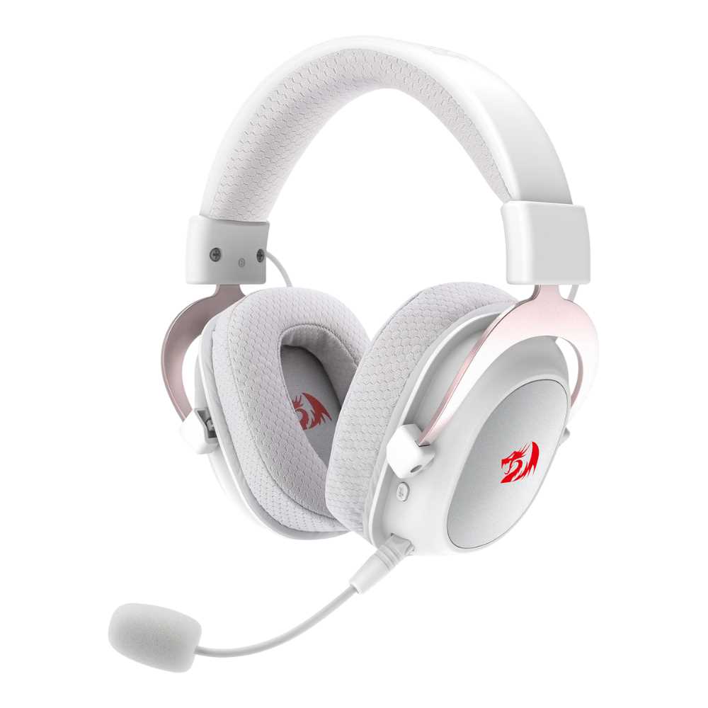 AURICULAR REDRAGON H510 ZEUS PRO WIRELESS+BT WHITE