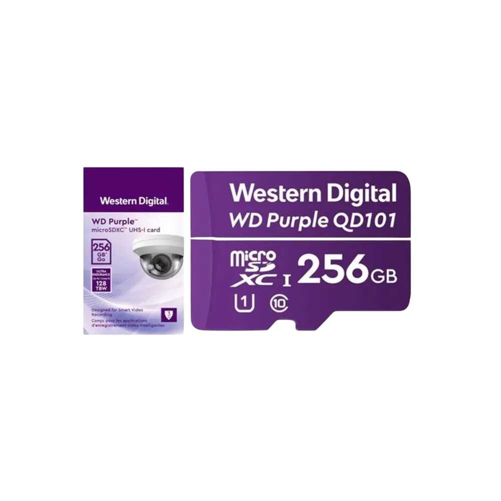MEMORIA MICRO SD 256GB PURPLE WD P/VIIGILANCIA