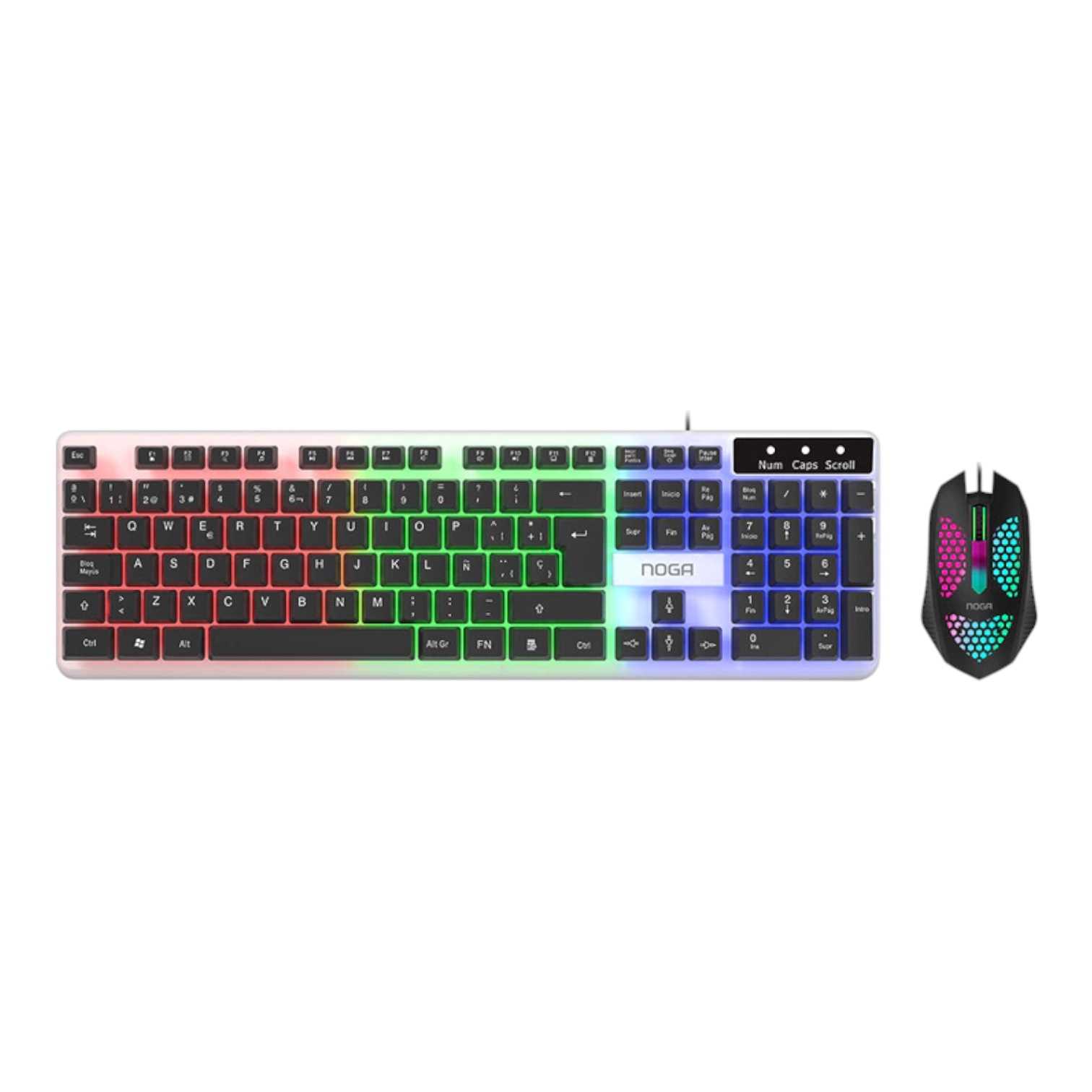 TECLADO Y MOUSE NOGANET NKB-100 RGB