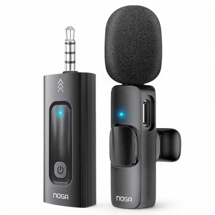 MICROFONO CORBATERO INALAMBRICO JACK 3.5 NOGANET NG-MI35