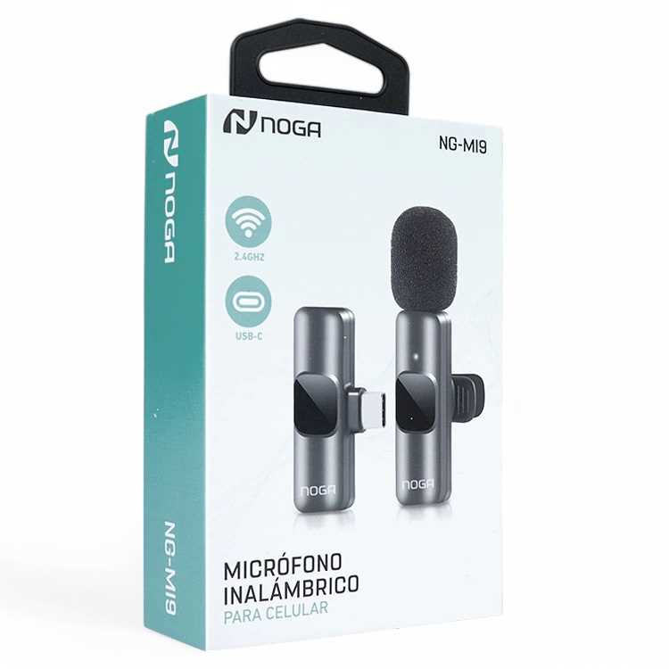 MICROFONO CORBATERO INALAMBRICO TIPO C NOGANET NG-MI9