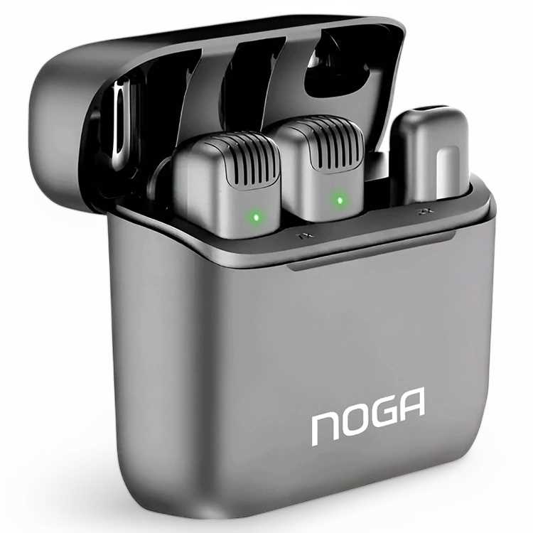 MICROFONO CORBATERO INALAMBRICO TIPO C NOGANET NG-MI11S DOBLE