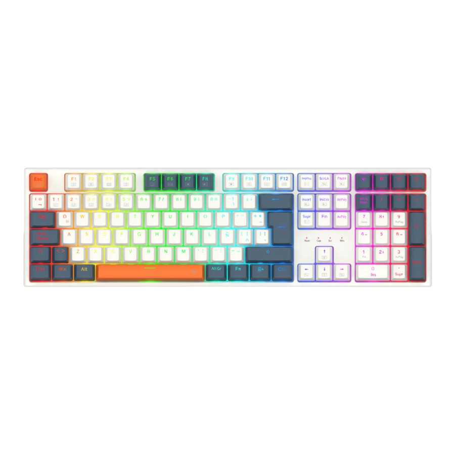 TECLADO REDRAGON TRUNDLE K668WBO-RGB-SP