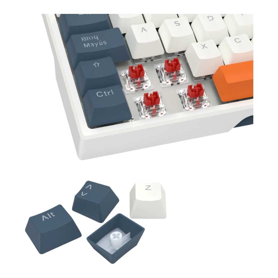 TECLADO REDRAGON TRUNDLE K668WBO-RGB-SP