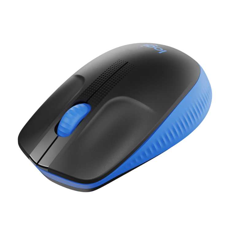 MOUSE LOGITECH INALAMBRICO M190 BLACK/BLUE