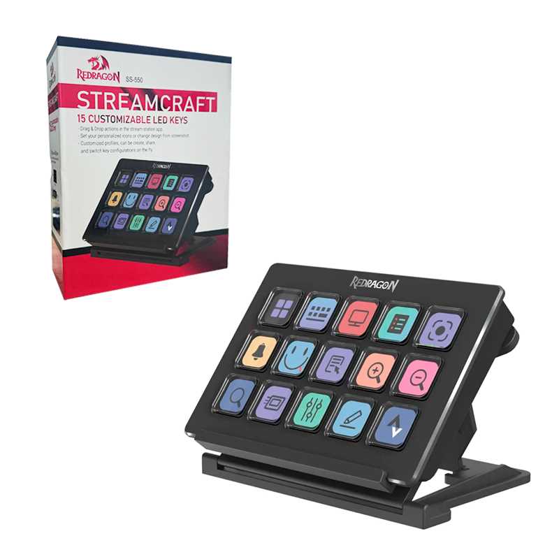 STREAM DECK REDRAGON STREAMCRAFT SS-550