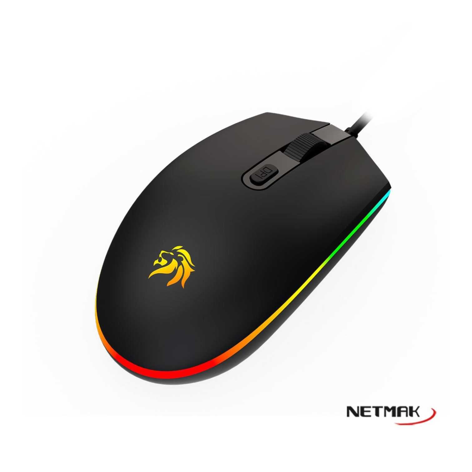 MOUSE NETMAK GAMER NM-GM51 4D RGB