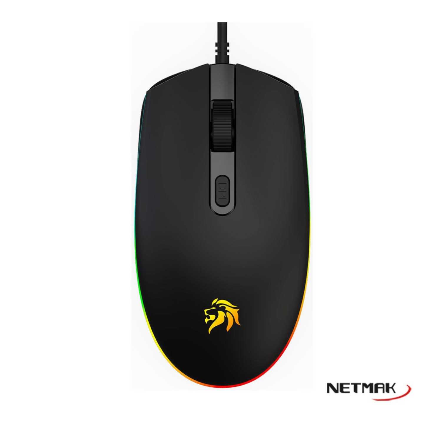 MOUSE NETMAK GAMER NM-GM51 4D RGB