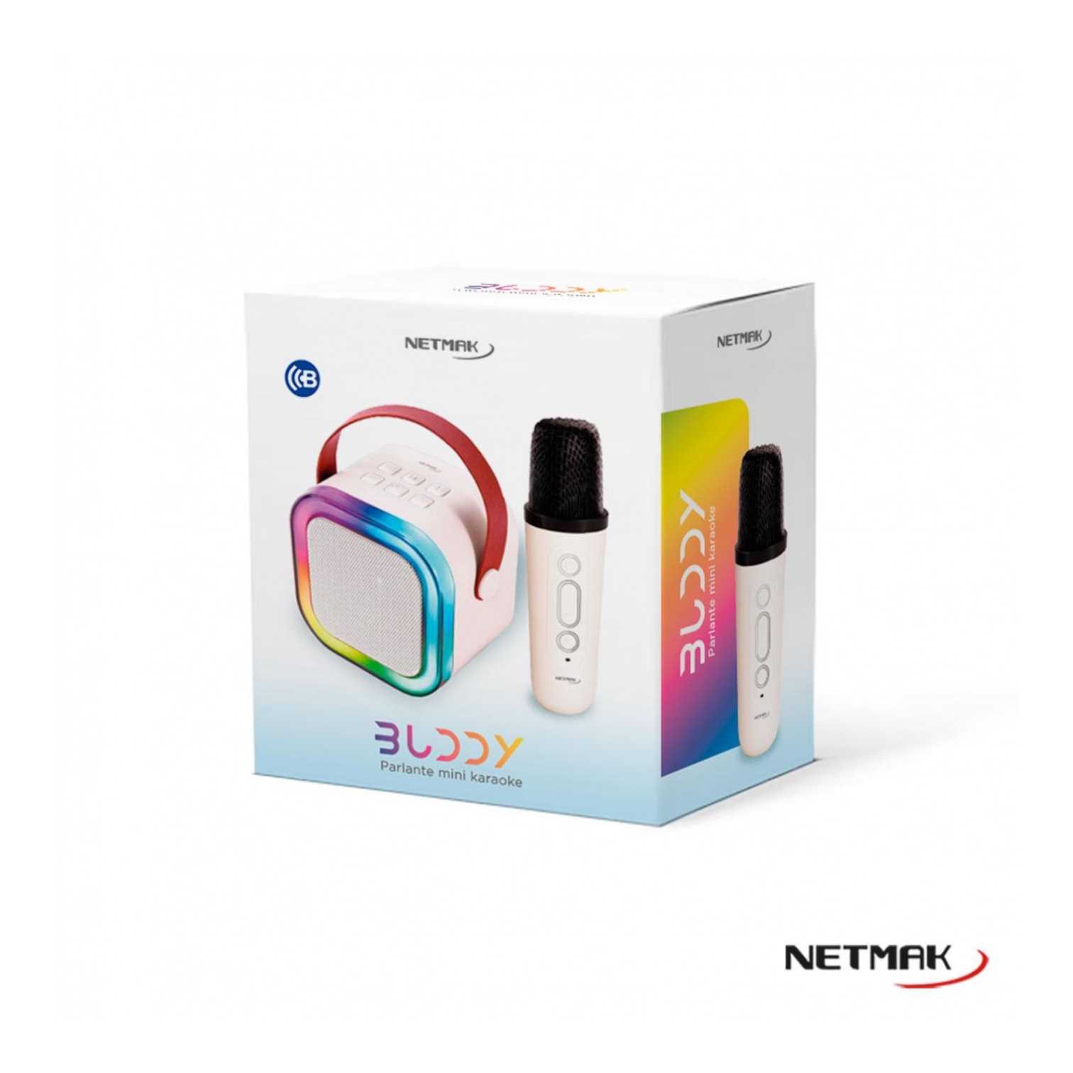 PARLANTE NETMAK KARAOKE BLUETOOTH NM-BUDDY