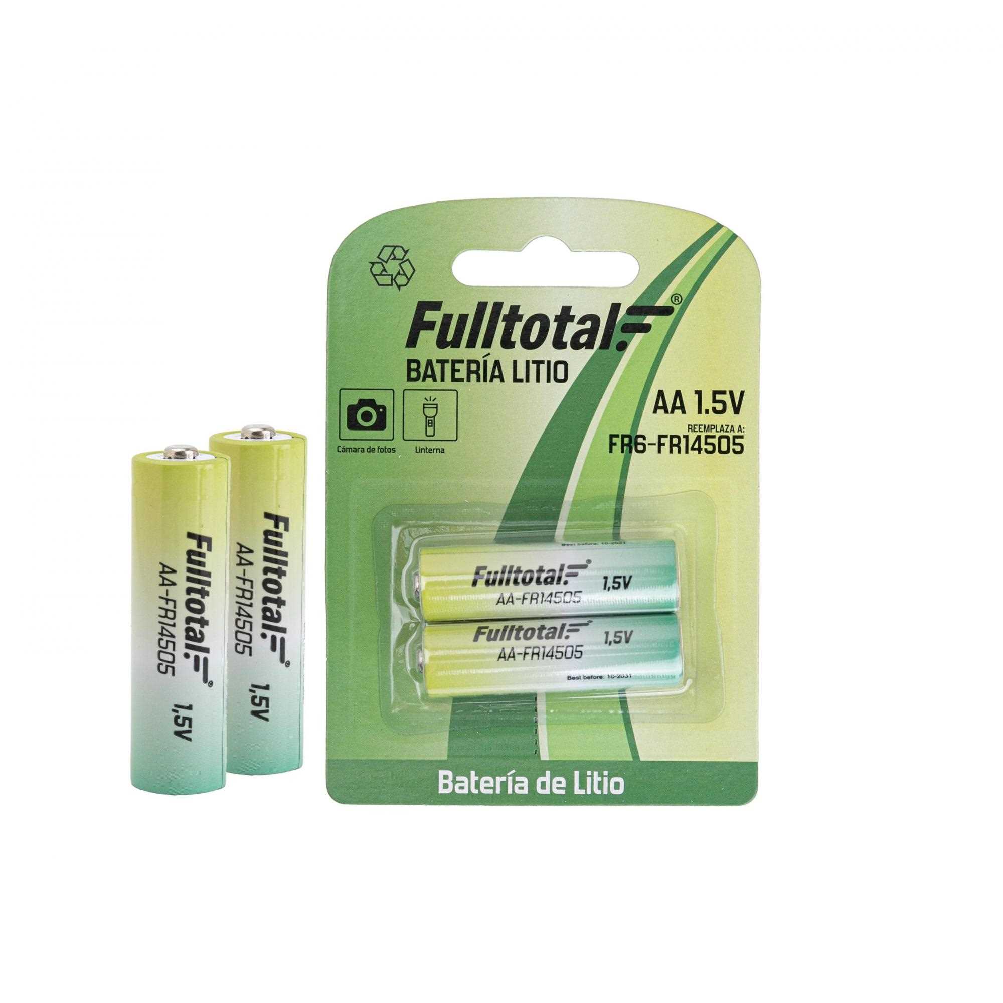 PILA FULLTOTAL AA LITIO X2