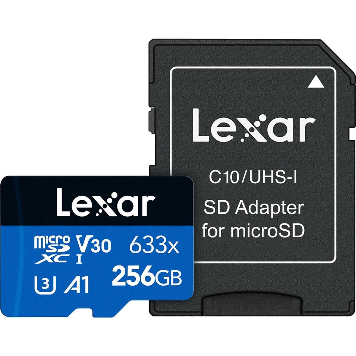 MEMORIA MICRO SD 256GB LEXAR 633X U3 ADAPT C10