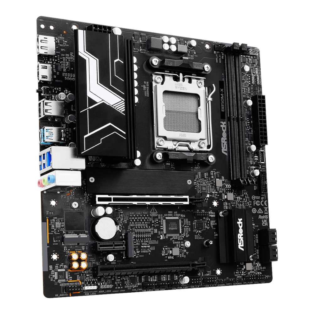 PLACA MADRE ASROCK B850M-X AM5 DDR5 (M.2 GEN5)
