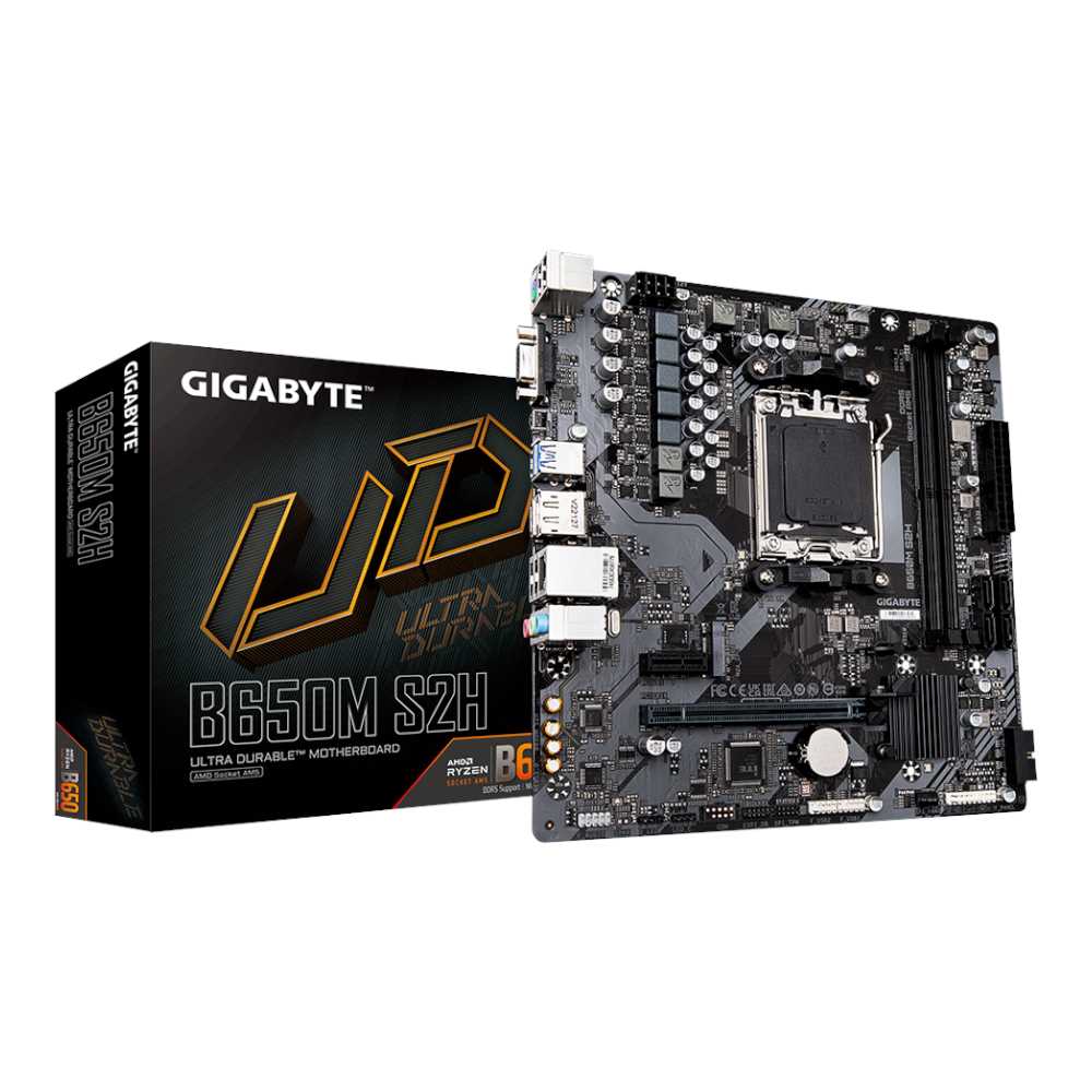 PLACA MADRE GIGABYTE B650M S2H AM5 DDR5