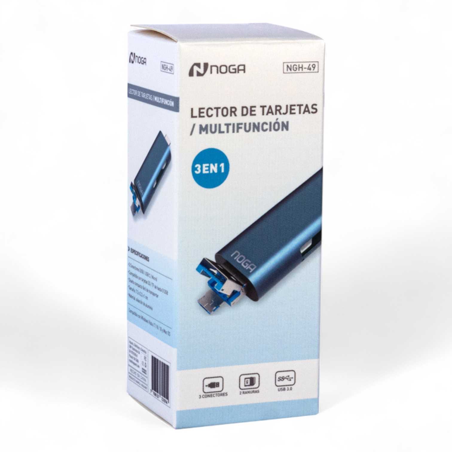 LECTOR DE MEMORIAS NOGANET NGH-49 TIPO C/USB