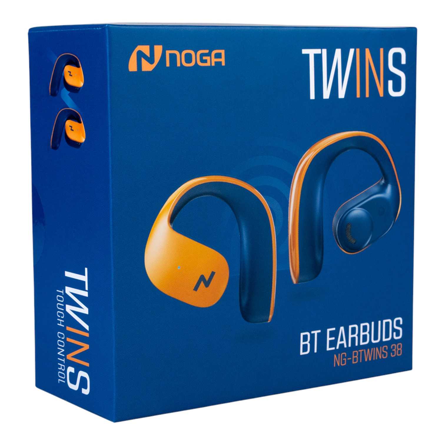 AURICULAR BT NOGANET BTWINS 38 NARANJA