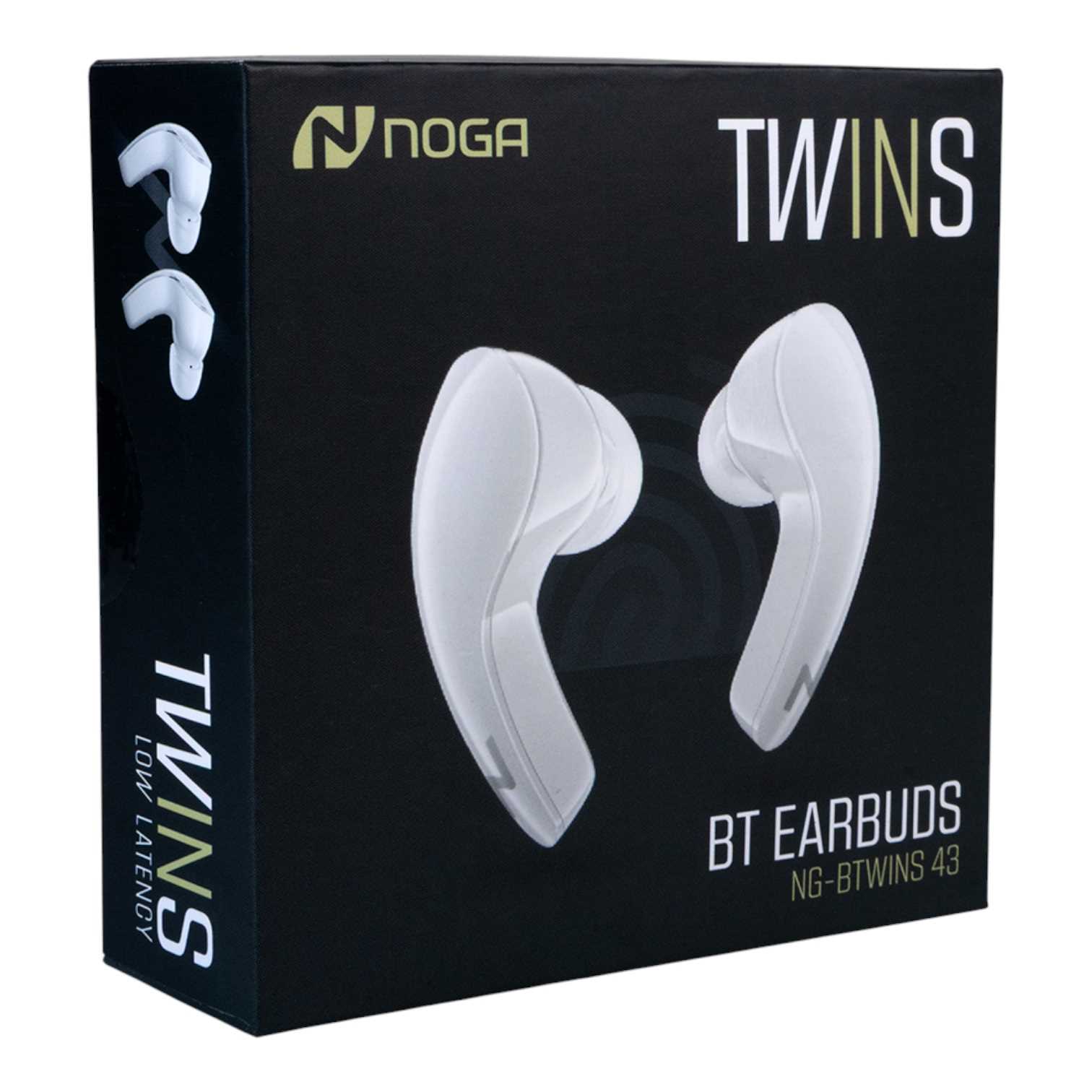 AURICULAR BT NOGANET BTWINS 43 BLANCO