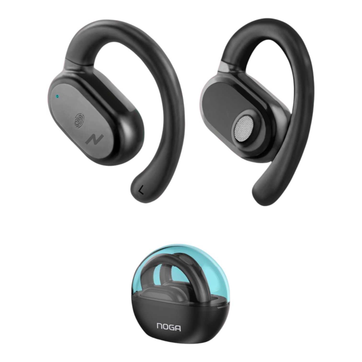 AURICULAR BT NOGANET BTWINS 40 NEGRO