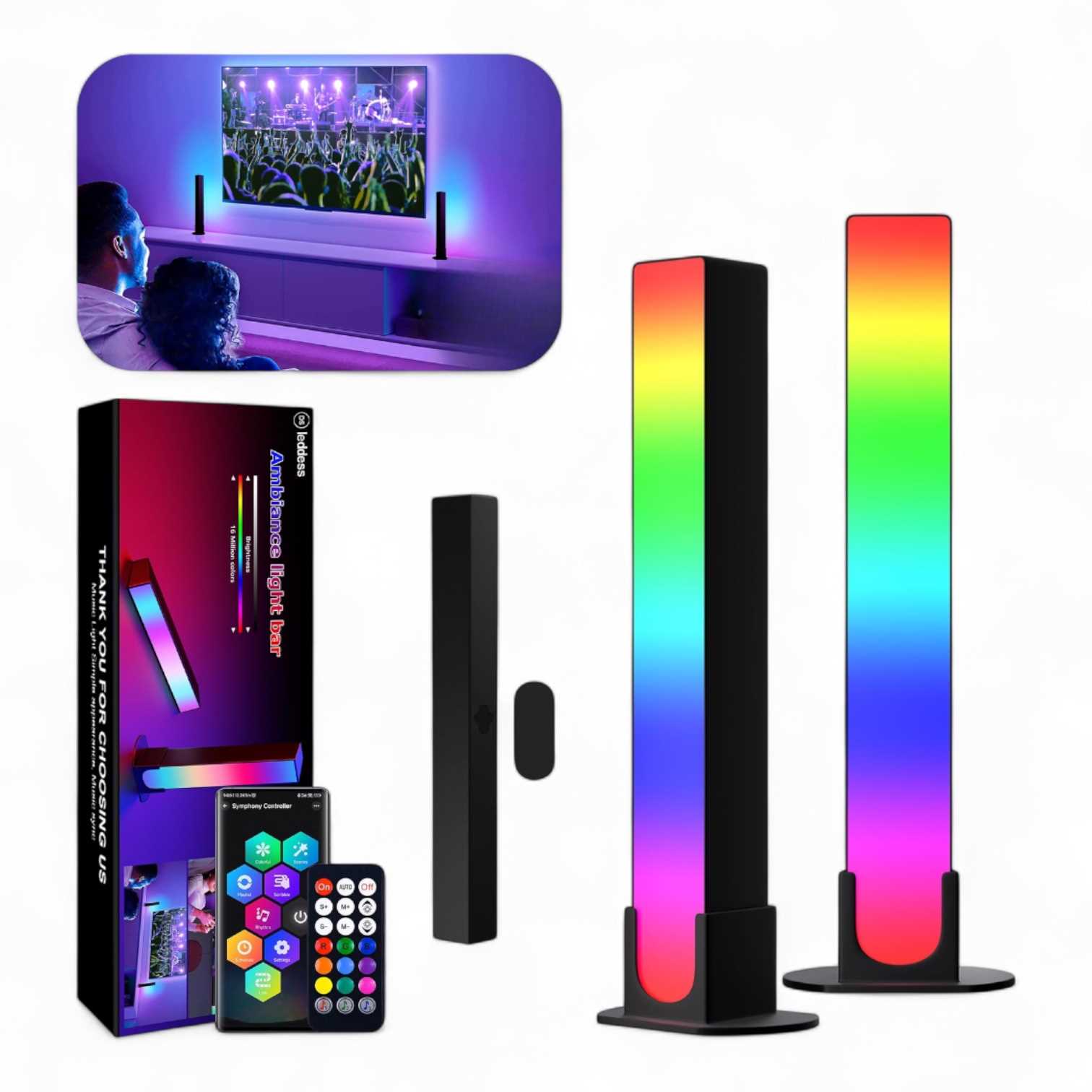 LAMPARA PC DINAX AUDIORITMICAS DX-RGBLAMP2 30CM