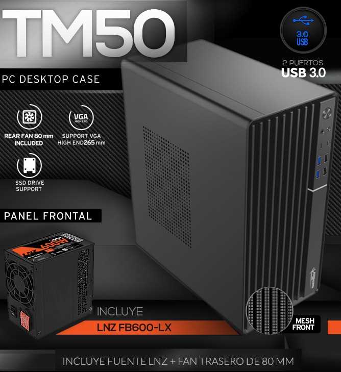 GABINETE KIT SENTEY TM50 F600W MESH (TECLADO Y MOUSE)