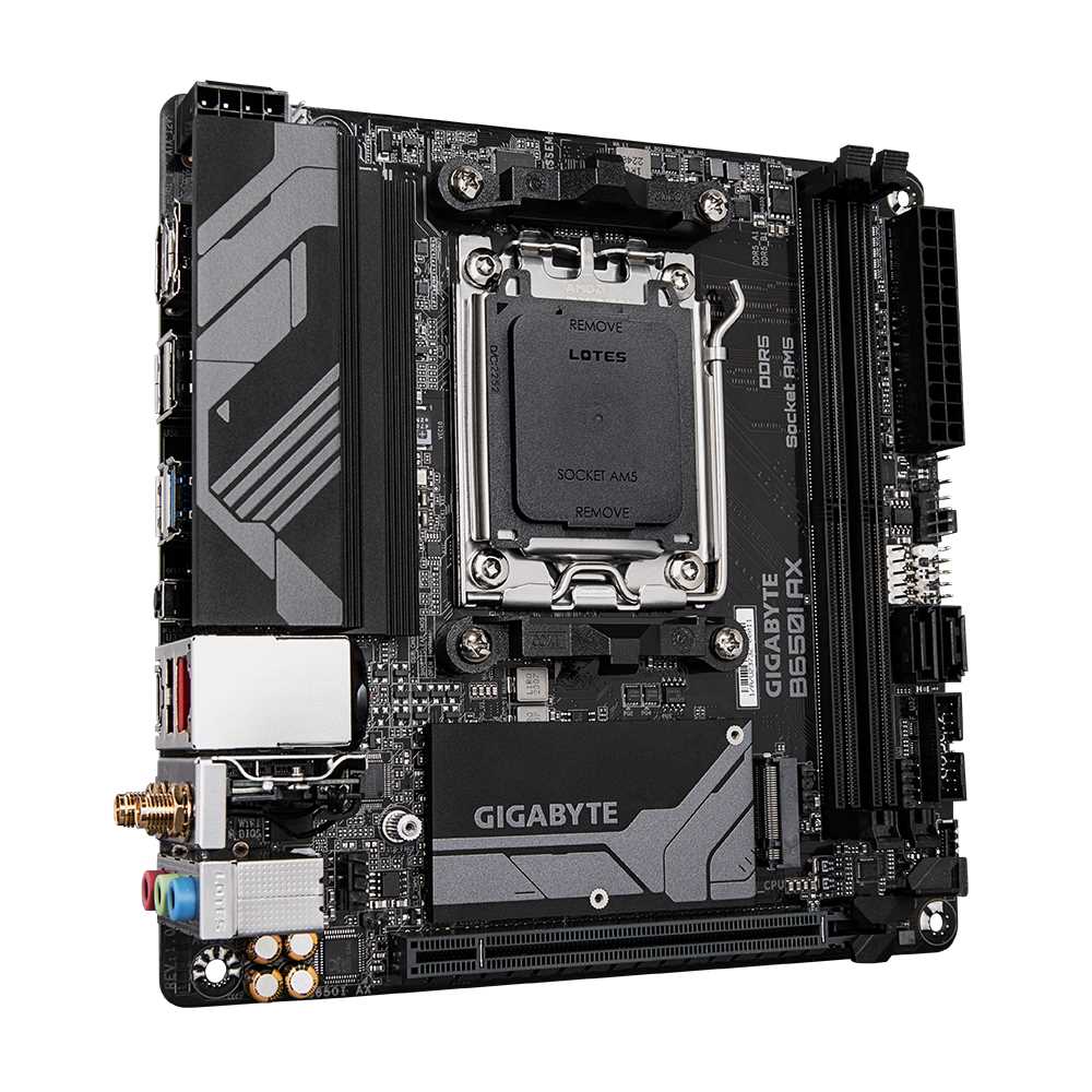PLACA MADRE GIGABYTE B650I AX 1.0 WIFI AM5 DDR5