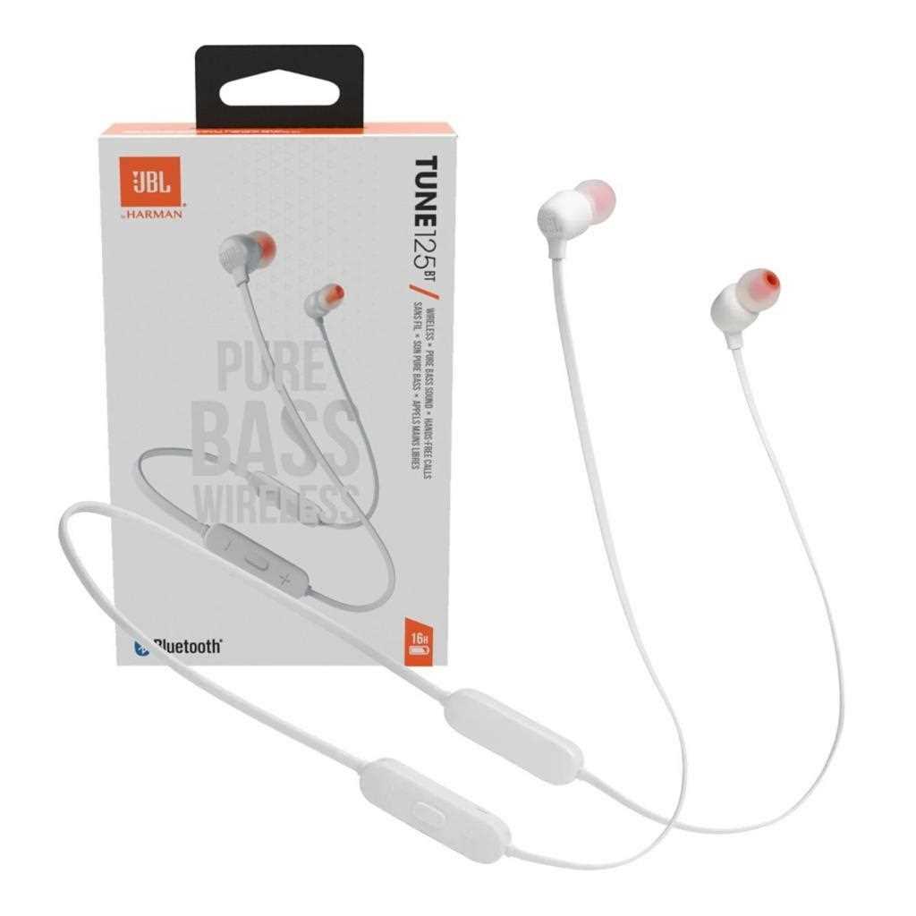 AURICULAR JBL BT IN-EAR T125 BLANCO